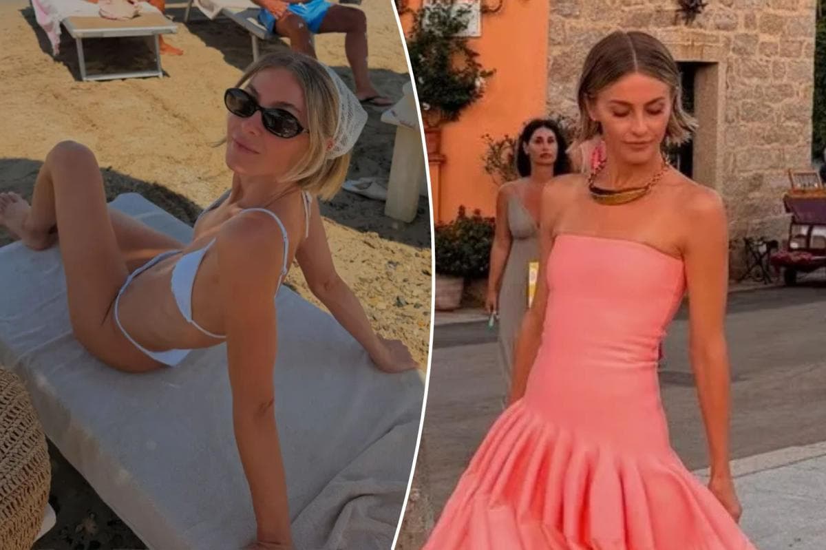 Julianne Hough Trades Ambition for La Dolce Vita in Sardinia Getaway
