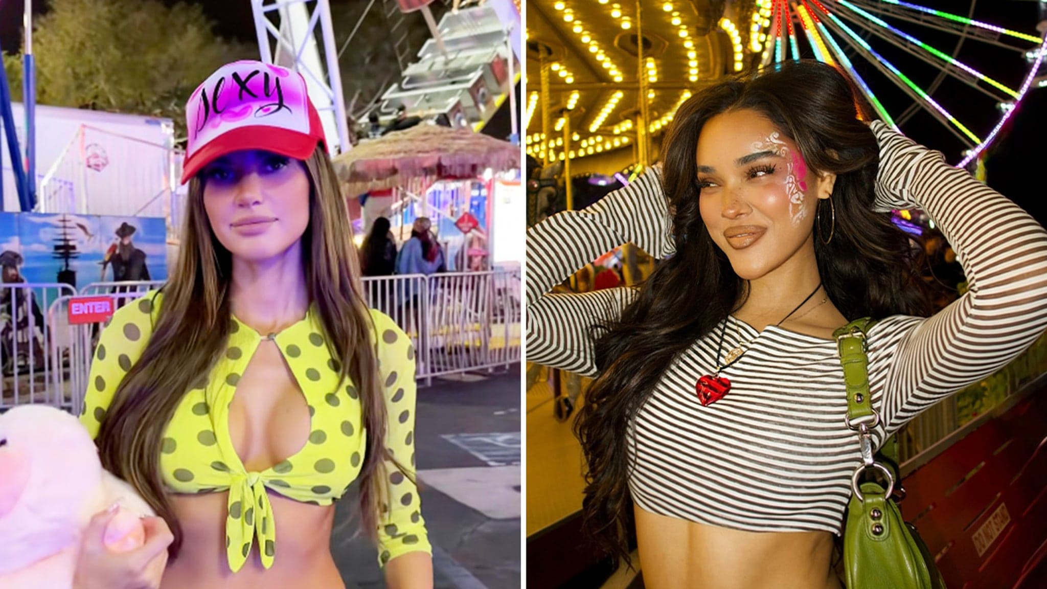 A Fair Showdown Between "Love Island" Alums Iris Kendall and Cely Vazquez