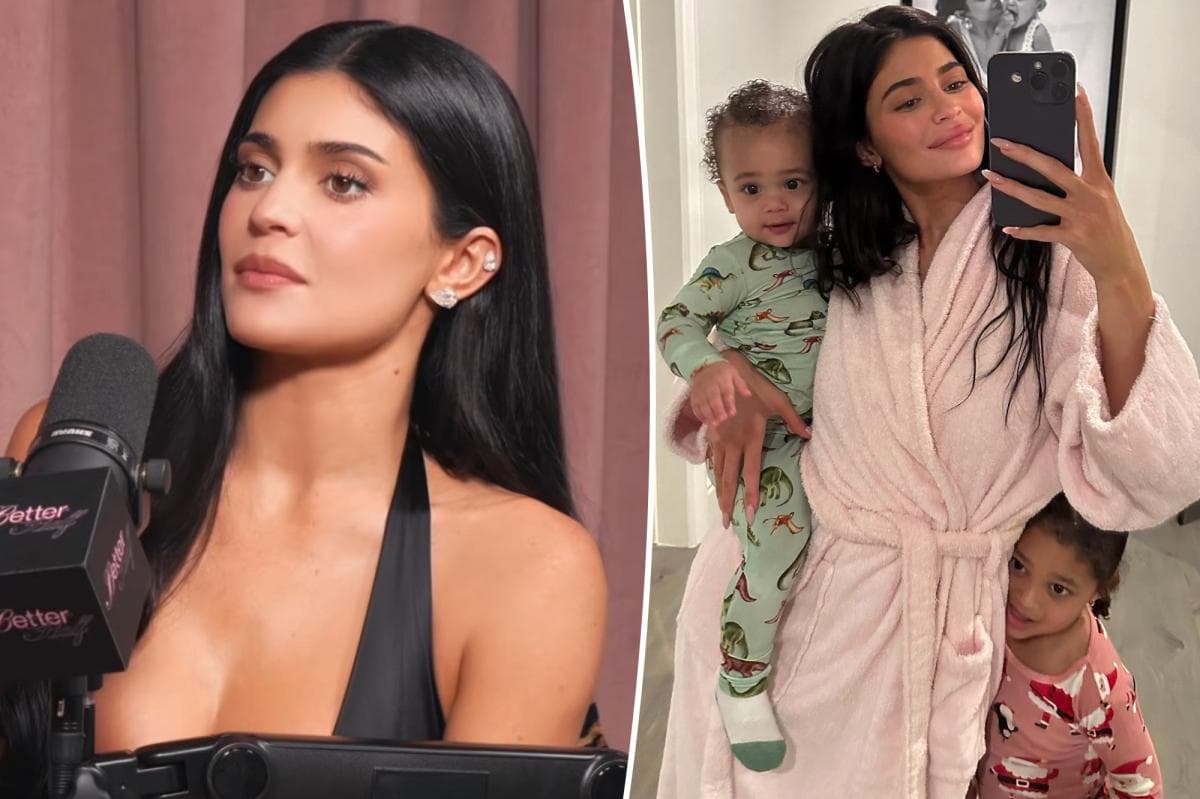 Kylie Jenner Laughs Off Pregnancy Rumors on Stassie Karanikolaou's Podcast