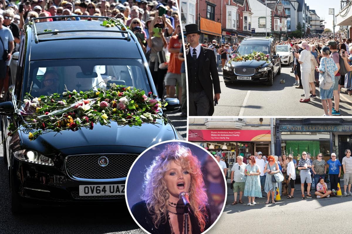Bonnie Tyler's Final Journey Home in Wales as Thousands Mourn Legendary Singer
