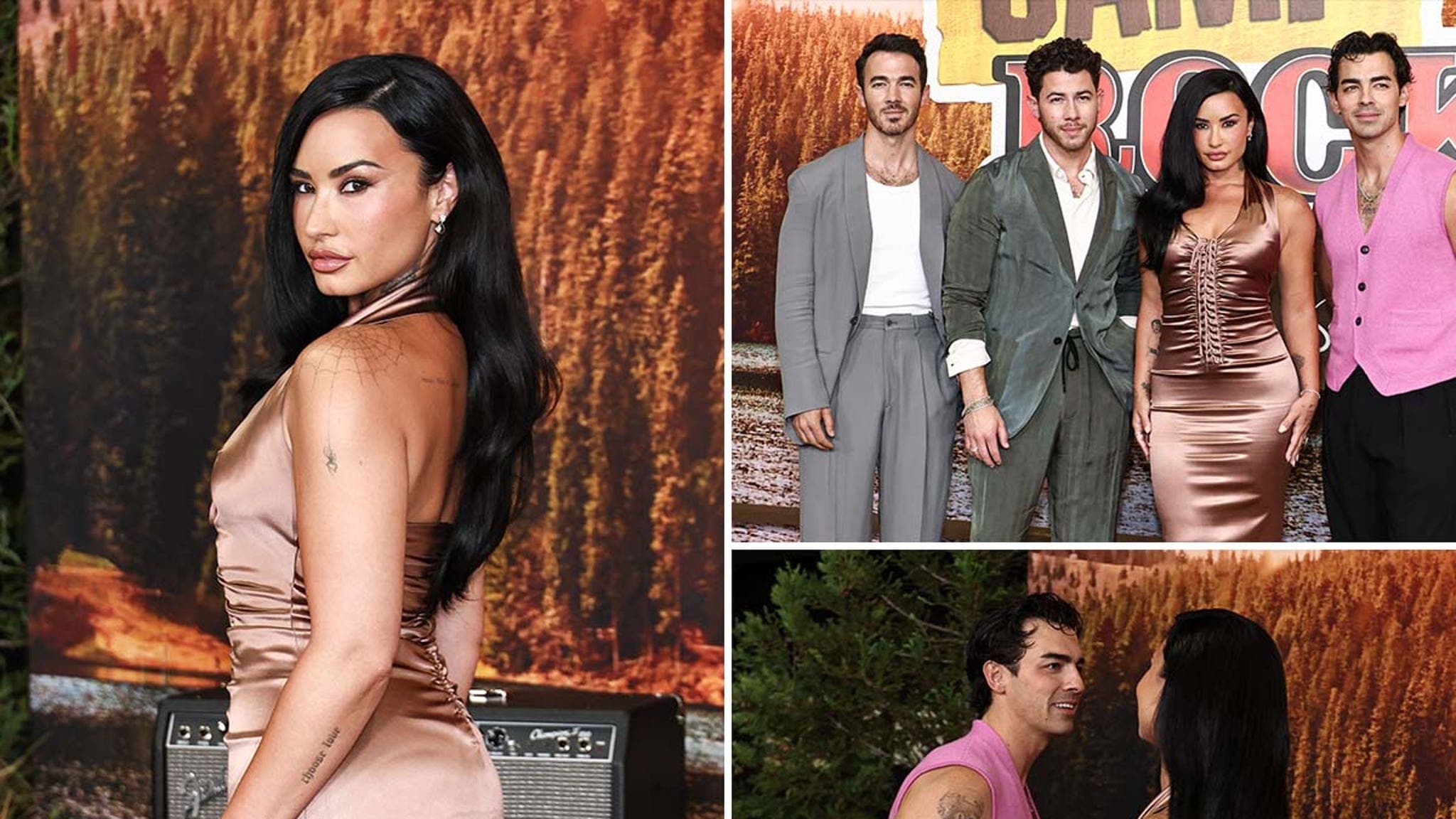 Demi Lovato Rekindles Campfire Magic with Ex Joe Jonas at "Camp Rock 3" Premiere