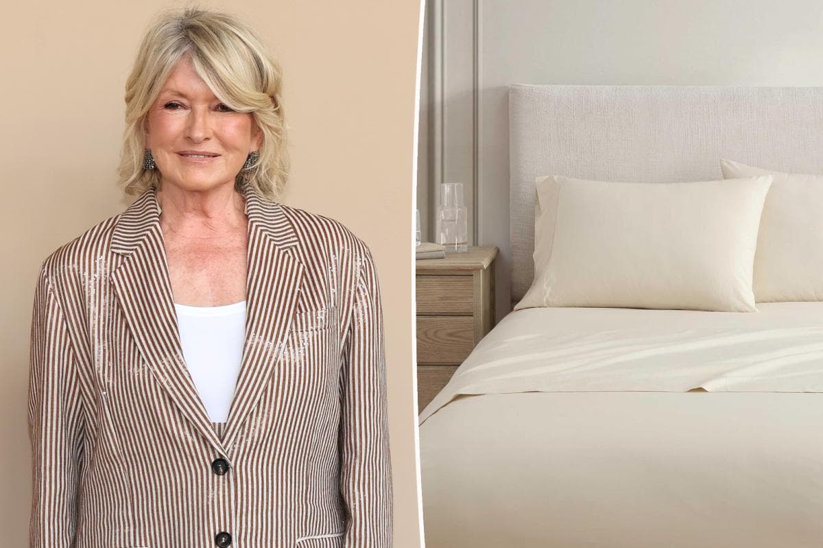 Martha Stewart's Game-Changing Cooling Sheets Now 46% Off on Amazon - A Must-Have for Summer Nights