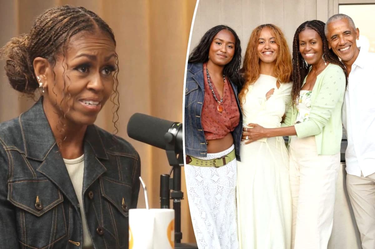 Bye, Bye, Baby Blues: Michelle Obama’s Unfiltered Truth About Empty Nesting" The moment Michelle Obama laughed and