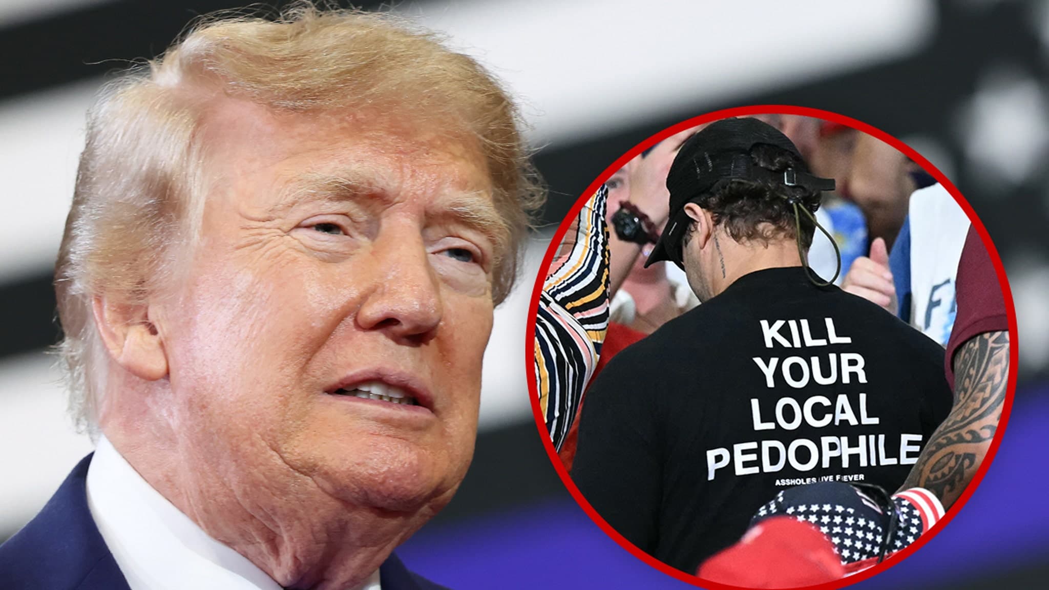 Unruly Heckler Disrupts Trump Speech in South Carolina, Shirt Sparks Controversy