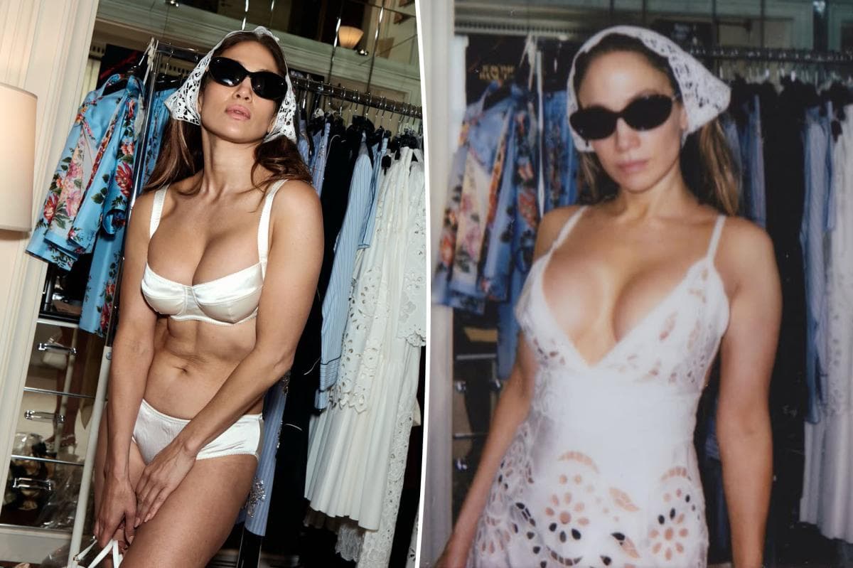 Jennifer Lopez Sizzles in Luxe Lingerie for a Leo-Filled European Adventure