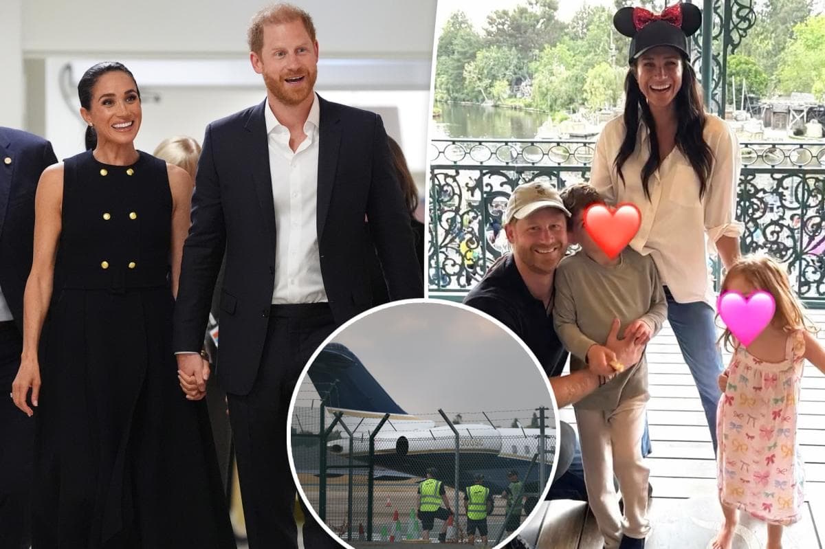 Meghan Markle and Prince Harry Return to UK After Private Jet Splurge