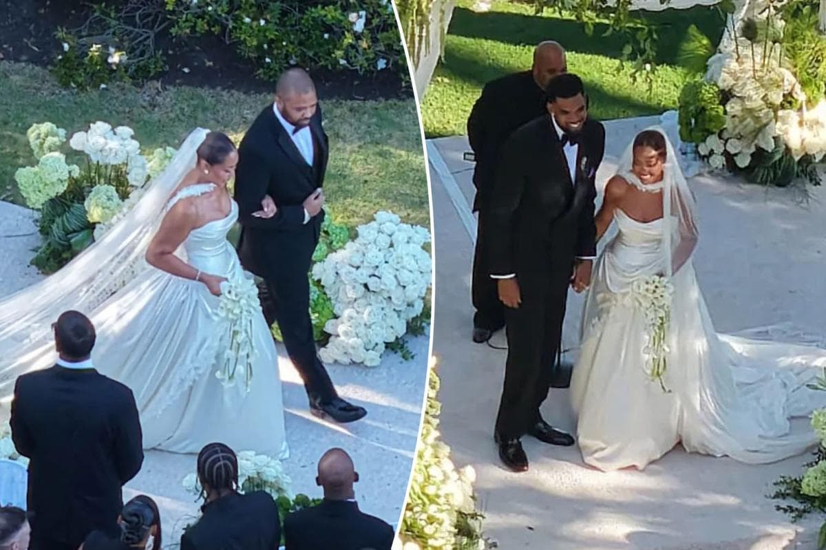 Jordyn Woods Wows in Old Hollywood-Inspired Wedding Dress at Malibu Ceremony