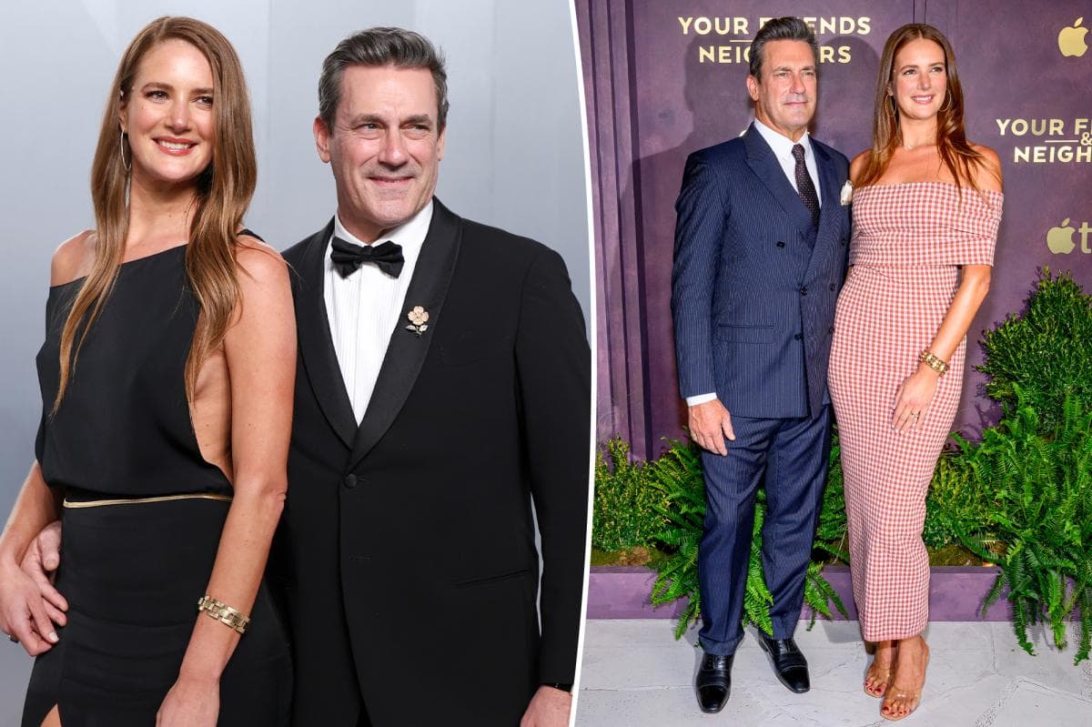 Jon Hamm and Wife Anna Osceola Prepare for First Baby as Hollywood's Golden Couple Expands Their Family