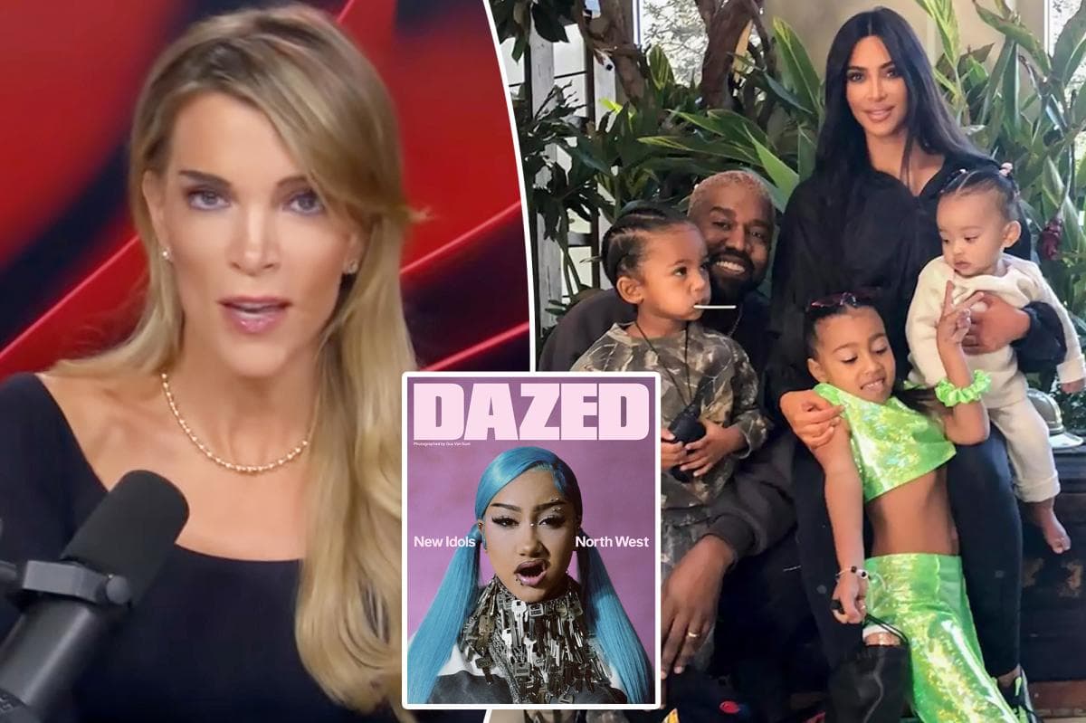Megyn Kelly Blasts Kim Kardashian and Kanye West Over North's Dazed Magazine Cover