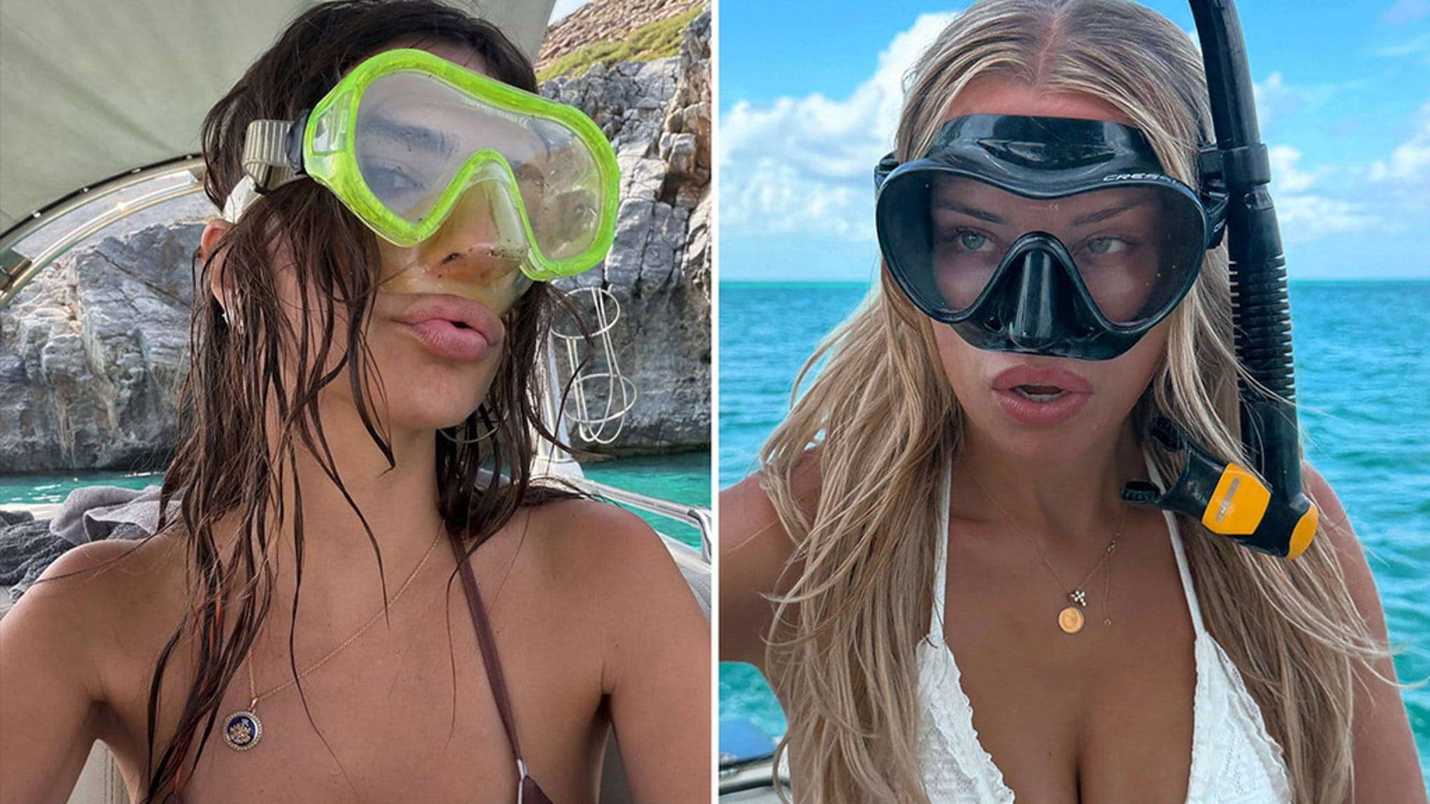 A Splash of Style: Emily Ratajkowski vs. Corinna Kopf - Who Wins the Underwater Catwalk Showdown?