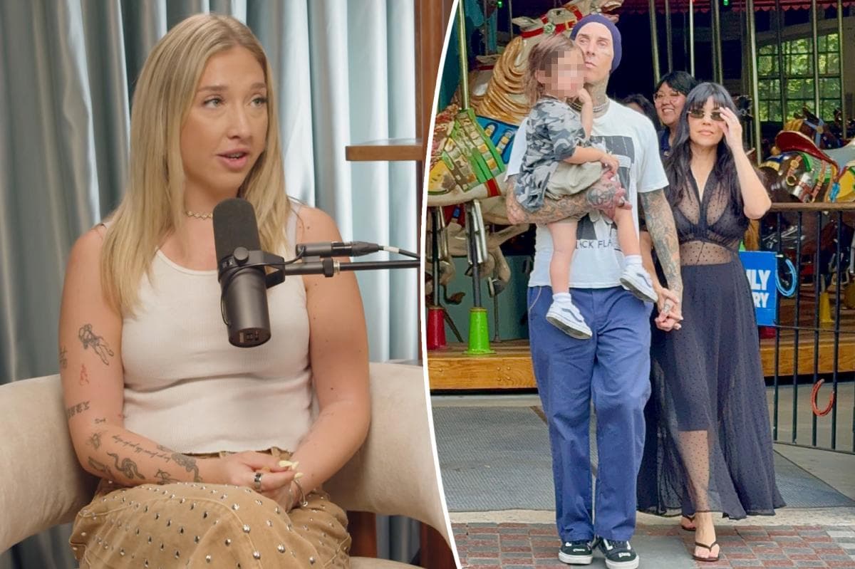 Leah Barrs Sets the Record Straight on Kourtney Kardashian and Travis Barker Romance Rumors
