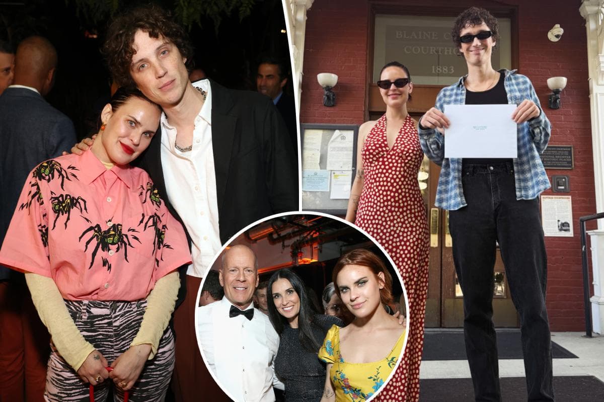 Love Blossoms: Tallulah Willis and Justin Acee Exchange Vows in Idaho Wedding Ceremony