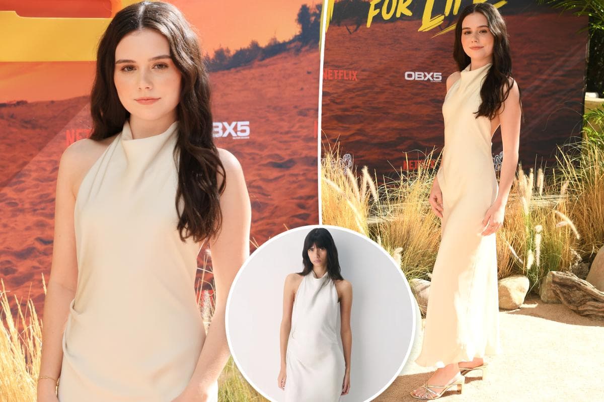 Julia Antonelli Stuns in Affordable Aritzia Dress at 'Outer Banks' Season 5 Premiere