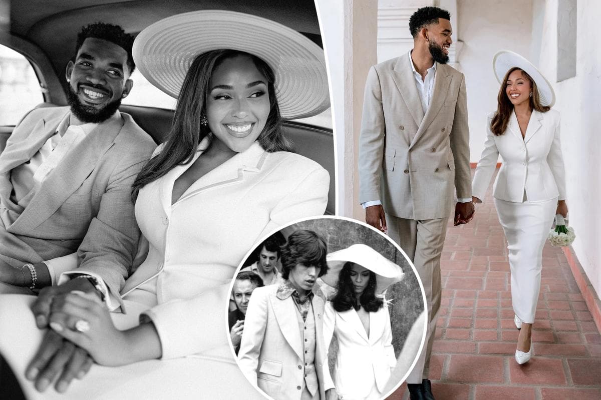 Jordyn Woods Channels Bianca Jagger for Secret Courthouse Wedding to Karl-Anthony Towns