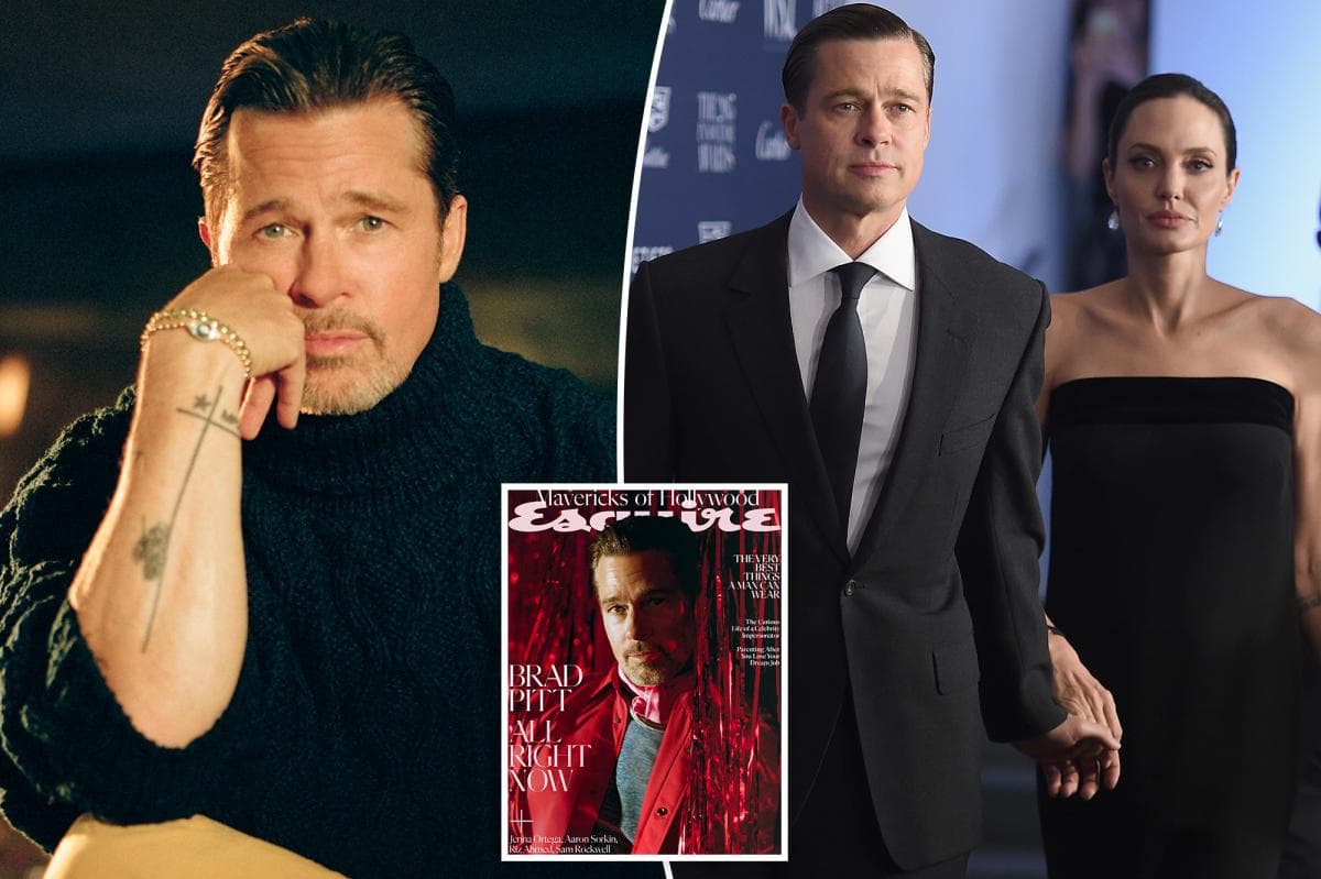 Brad Pitt Opens Up About Battling Dark Thoughts After Angelina Jolie Split: "This Ain't Easy"