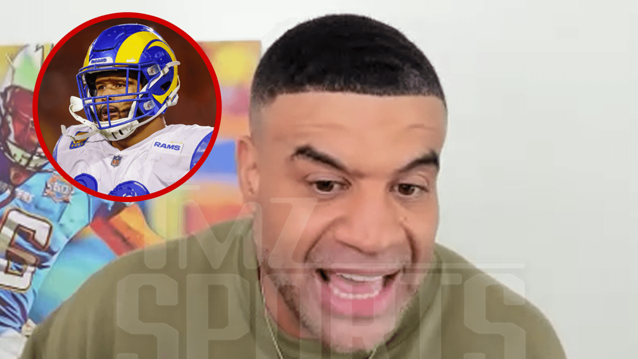 Shawne Merriman Predicts Aaron Donald's Top-Tier Status Even at 80%